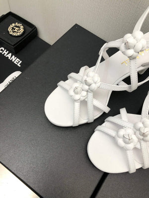 Chanel G40128 Women's Sandals Shoes Lambskin C90218 - 35 - View 7