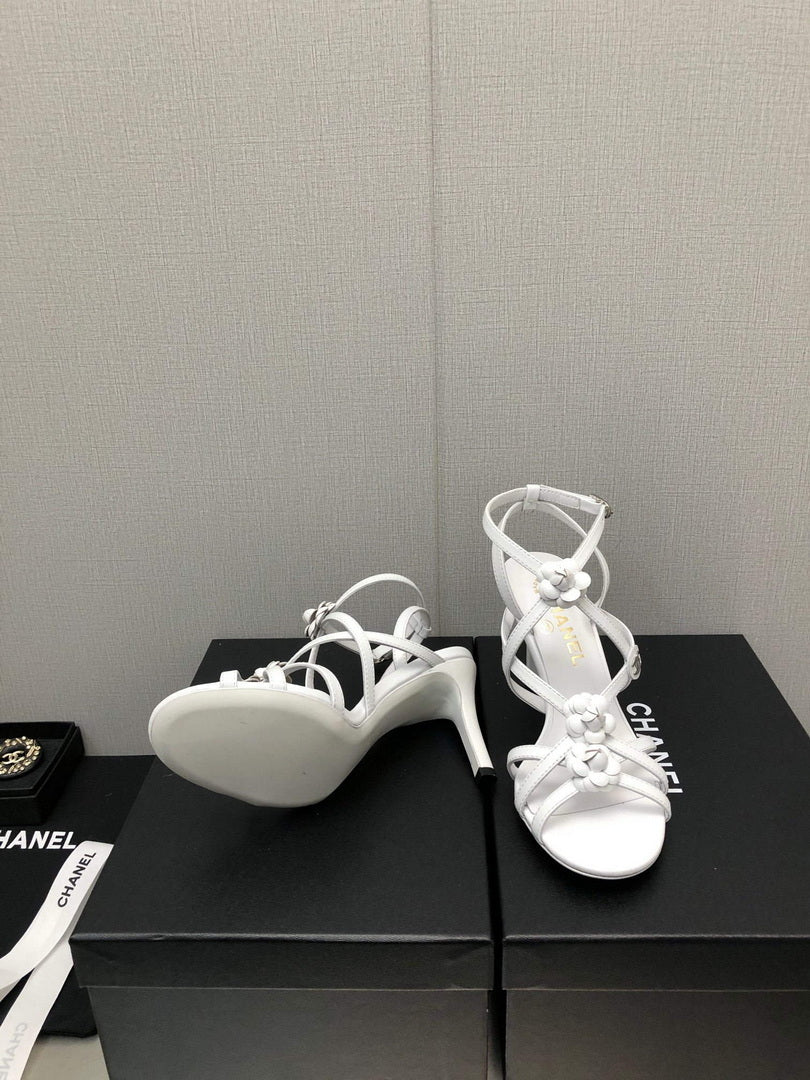 Chanel G40128 Women's Sandals Shoes Lambskin C90218 - 35 - View 8