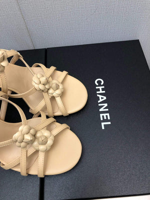 Chanel G40128 Women's Sandals Shoes Lambskin C90219 - 35 - View 6