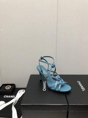 Chanel G40128 Women's Sandals Shoes Lambskin C90220 - 35 - View 9