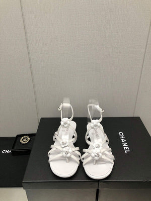 Chanel G40128 Women's Sandals Shoes Lambskin C90221 - 35 - View 2