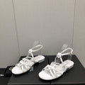 Chanel G40128 Women's Sandals Shoes Lambskin C90221 - 35 - View 1