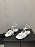Chanel G40128 Women's Sandals Shoes Lambskin C90221