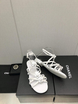 Chanel G40128 Women's Sandals Shoes Lambskin C90221 - 35 - View 3