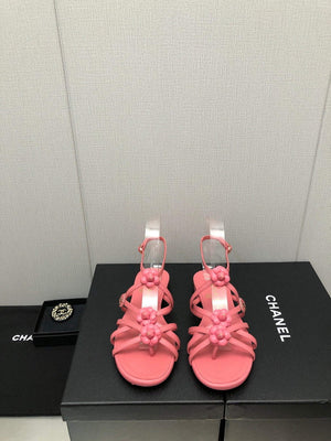 Chanel G40128 Women's Sandals Shoes Lambskin C90223 - 35 - View 2