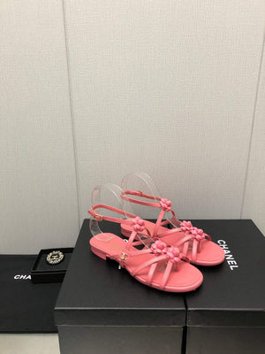 Chanel G40128 Women's Sandals Shoes Lambskin C90223 - 35 - View 3