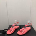 Chanel G40128 Women's Sandals Shoes Lambskin C90223 - 35 - View 1