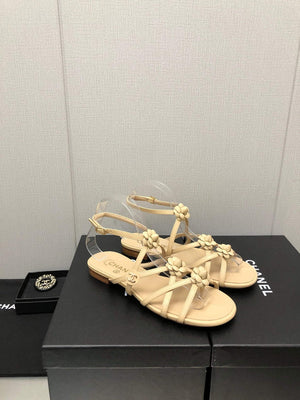 Chanel G40128 Women's Sandals Shoes Lambskin C90224 - 35 - View 4