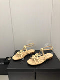 Chanel G40128 Women's Sandals Shoes Lambskin C90224