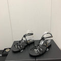 Chanel G40128 Women's Sandals Shoes Lambskin C90225 - 35 - View 1