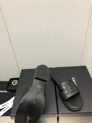 Chanel G40129 Women's Slippers Shoes Lambskin C90226 - 35 - View 8