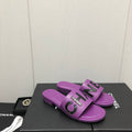 Chanel G40129 Women's Slippers Shoes Lambskin C90227 - 35 - View 1