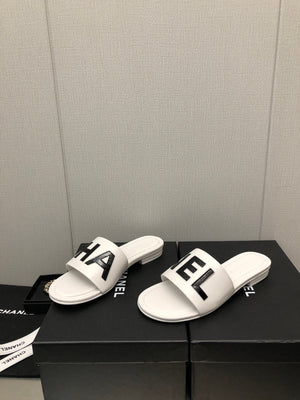 Chanel G40129 Women's Slippers Shoes Lambskin C90232 - 35 - View 1