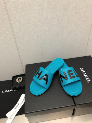 Chanel G40129 Women's Slippers Shoes Lambskin C90235 - 35 - View 1