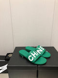 Chanel G40129 Women's Slippers Shoes Lambskin C90236