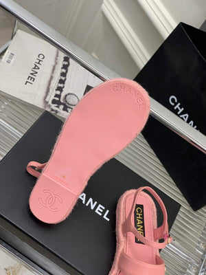 Chanel G40132 Women's Sandals Shoes Lambskin C90213 - 35 - View 6