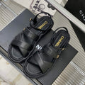 Chanel G40132 Women's Sandals Shoes Lambskin C90214 - 35 - View 1