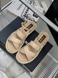 Chanel G40132 Women's Sandals Shoes Lambskin C90215