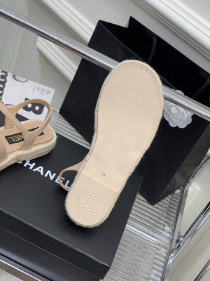 Chanel G40132 Women's Sandals Shoes Lambskin C90215 - 35 - View 7
