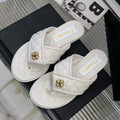 Chanel G40132 Women's Slippers Shoes Calfskin C90204 - 35 - View 1