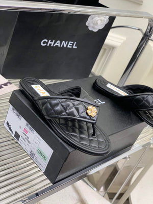 Chanel G40132 Women's Slippers Shoes Calfskin C90205 - 35 - View 5