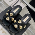 Chanel G40132 Women's Slippers Shoes Lambskin C90207 - 35 - View 1