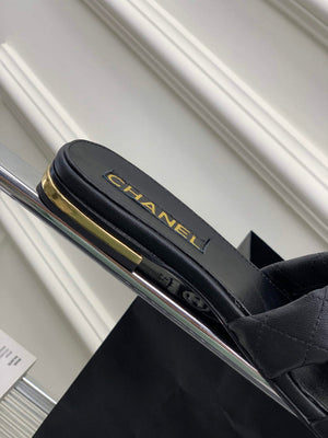 Chanel G40132 Women's Slippers Shoes Lambskin C90201 - 35 - View 8