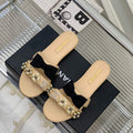 Chanel G40132 Women's Slippers Shoes Lambskin C90202 - 35 - View 1