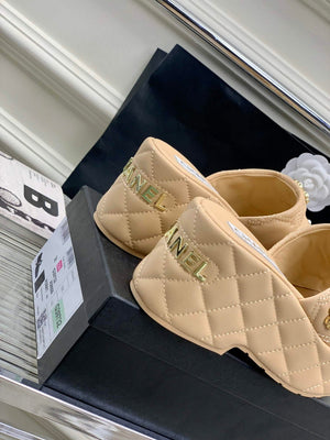 Chanel G40132 Women's Slippers Shoes Lambskin C90208 - 35 - View 4