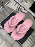 Chanel G40132 Women's Slippers Shoes Lambskin C90210