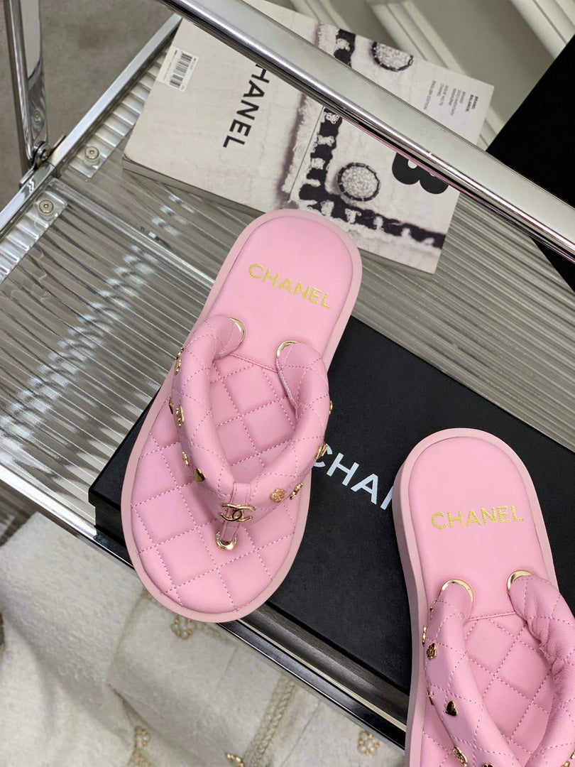 Chanel G40132 Women's Slippers Shoes Lambskin C90210 - 35 - View 5