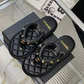 Chanel G40132 Women's Slippers Shoes Lambskin C90212 - 35 - View 1