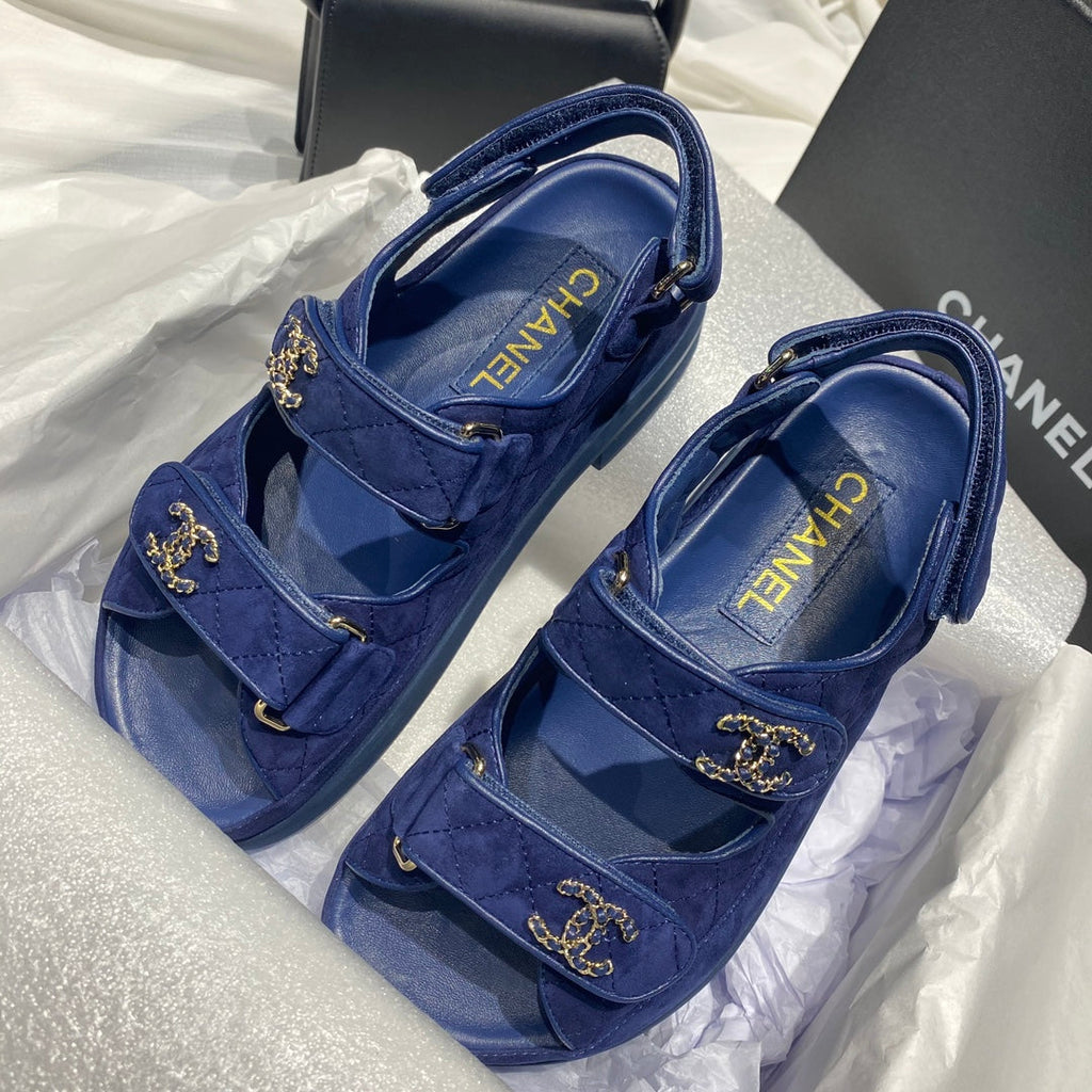 Chanel G40138 Women's Sandals Shoes Lambskin C90236