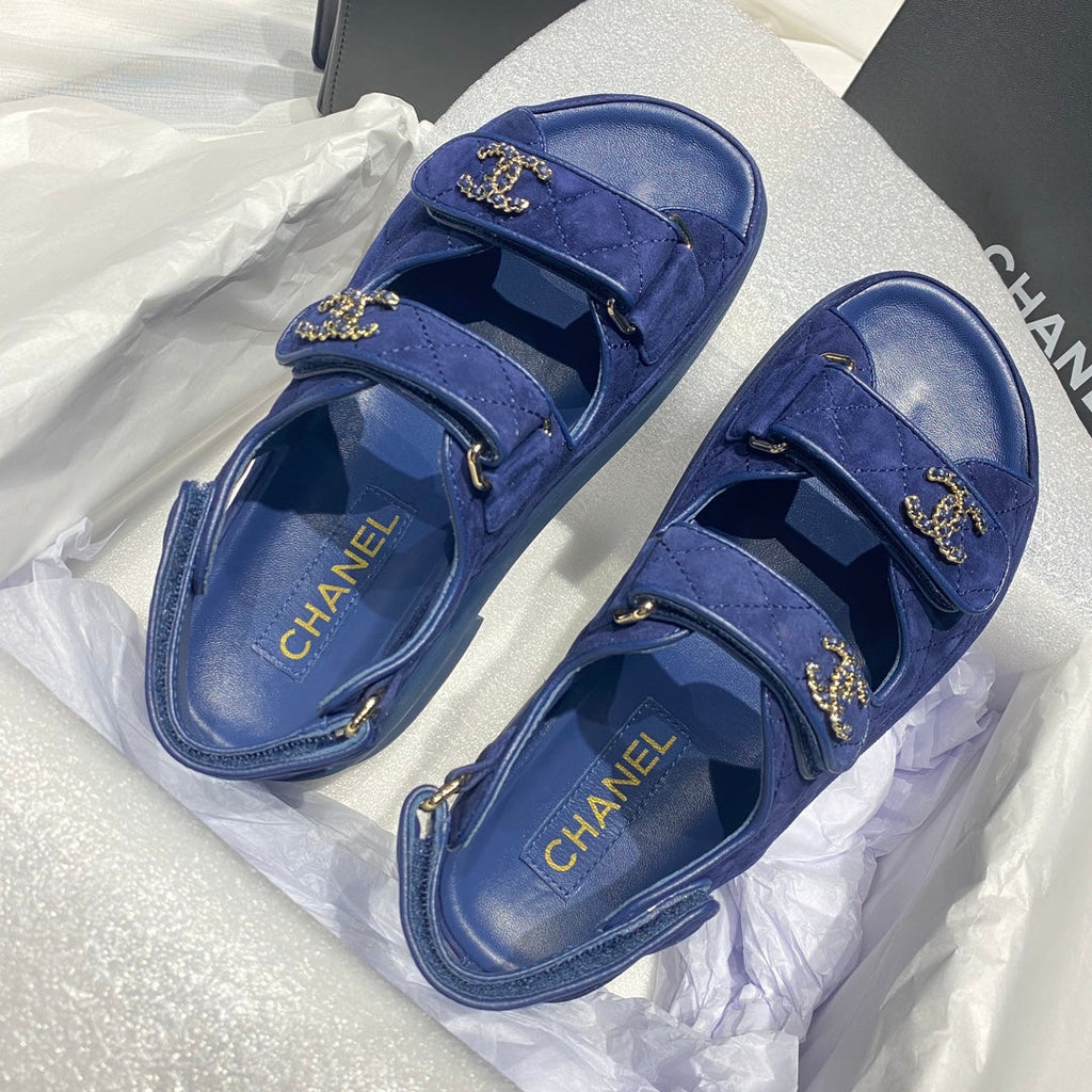 Chanel G40138 Women's Sandals Shoes Lambskin C90236