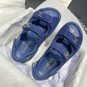 Chanel G40138 Women's Sandals Shoes Lambskin C90236 - 35 - View 1