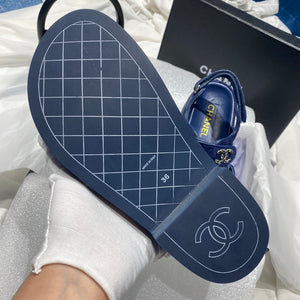 Chanel G40138 Women's Sandals Shoes Lambskin C90236 - 35 - View 9