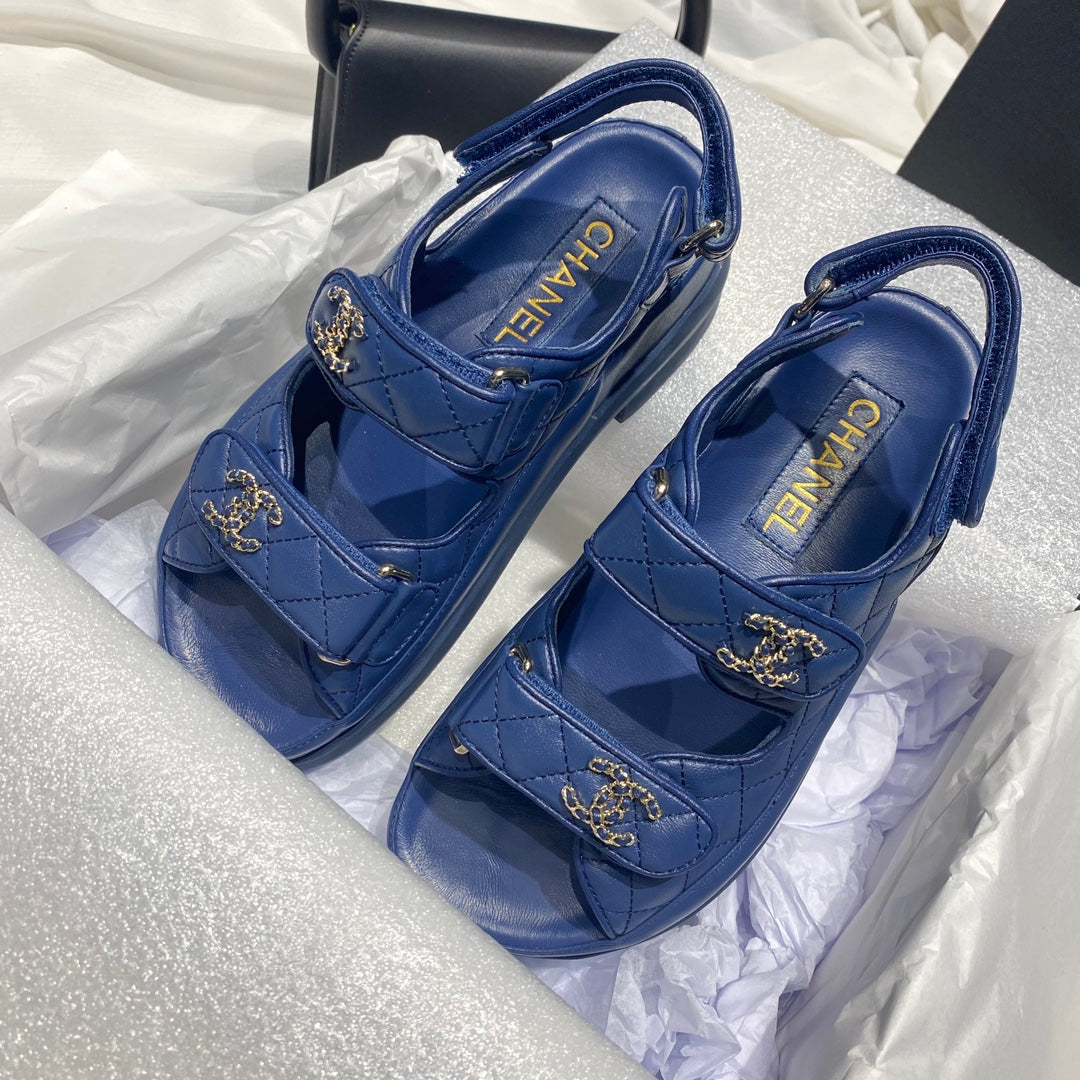 Chanel G40138 Women's Sandals Shoes Lambskin C90238