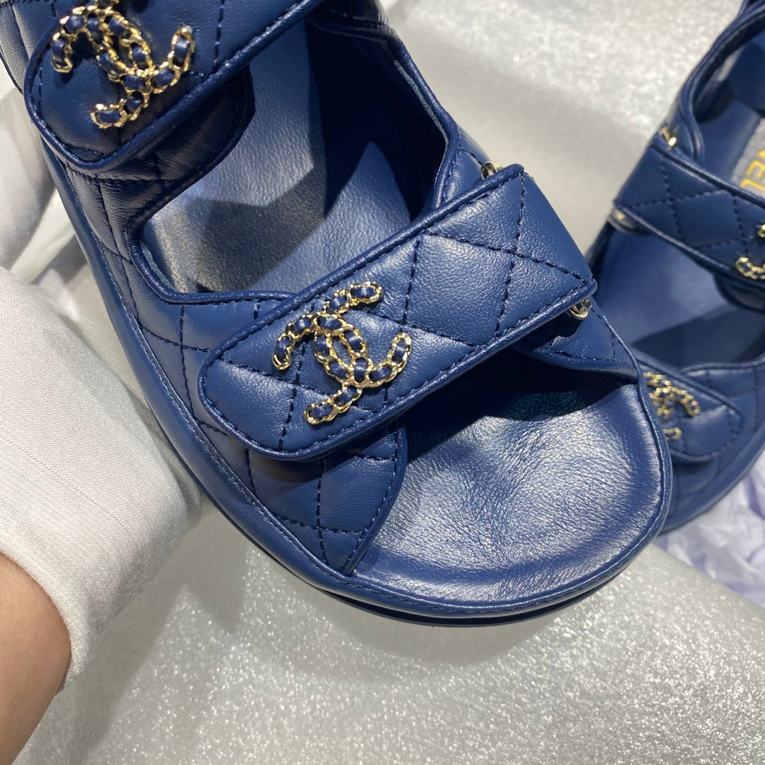 Chanel G40138 Women's Sandals Shoes Lambskin C90238 - 35 - View 5