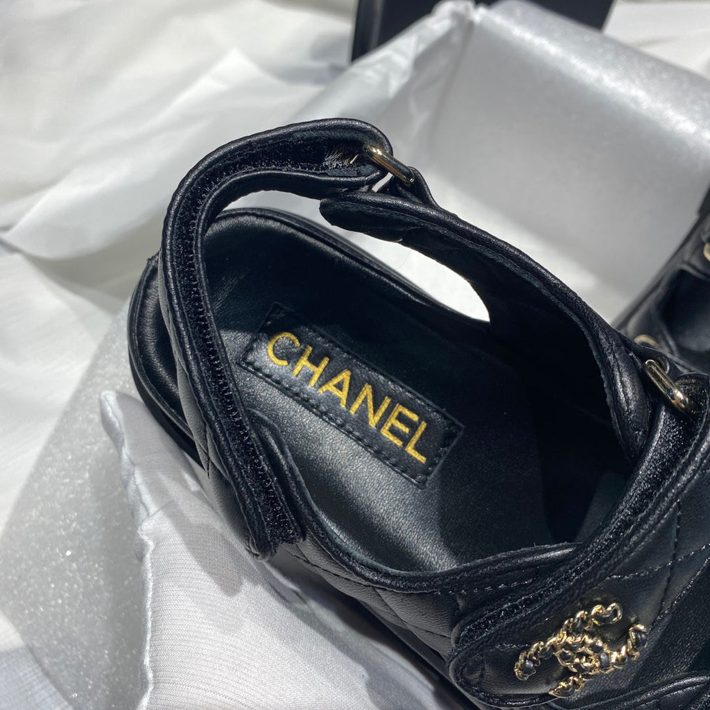 Chanel G40138 Women's Sandals Shoes Lambskin C90239
