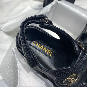 Chanel G40138 Women's Sandals Shoes Lambskin C90239 - 35 - View 7