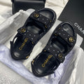 Chanel G40138 Women's Sandals Shoes Lambskin C90241
