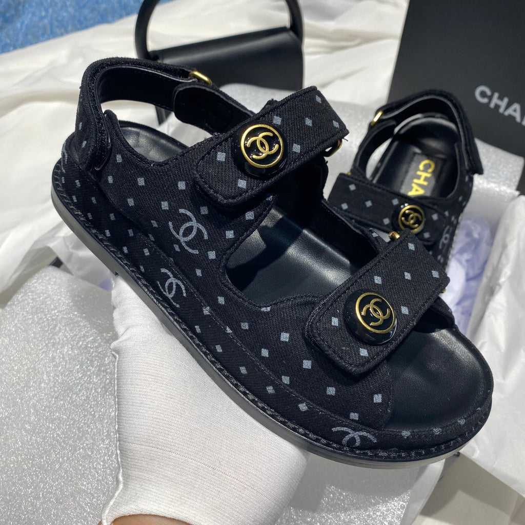Chanel G40138 Women's Sandals Shoes Lambskin C90241