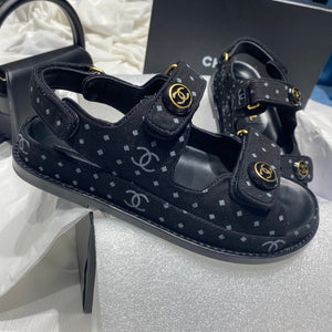 Chanel G40138 Women's Sandals Shoes Lambskin C90241 - 35 - View 6