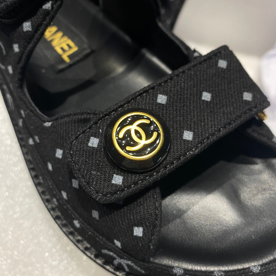 Chanel G40138 Women's Sandals Shoes Lambskin C90241