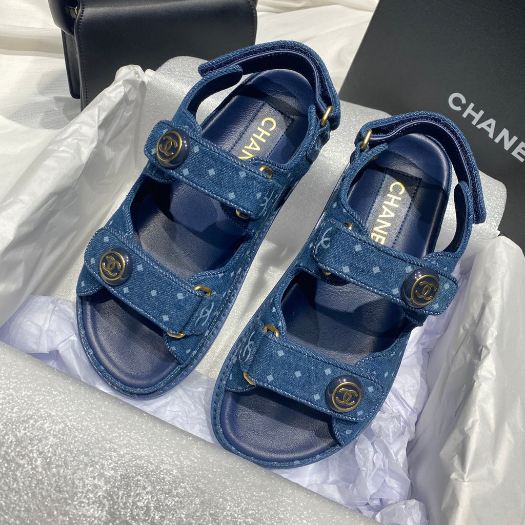Chanel G40138 Women's Sandals Shoes Lambskin C90242