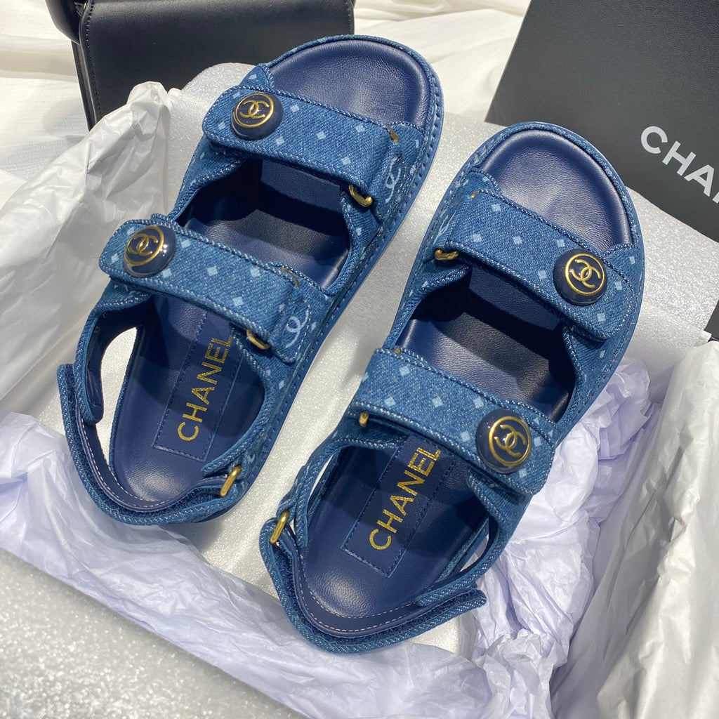 Chanel G40138 Women's Sandals Shoes Lambskin C90242