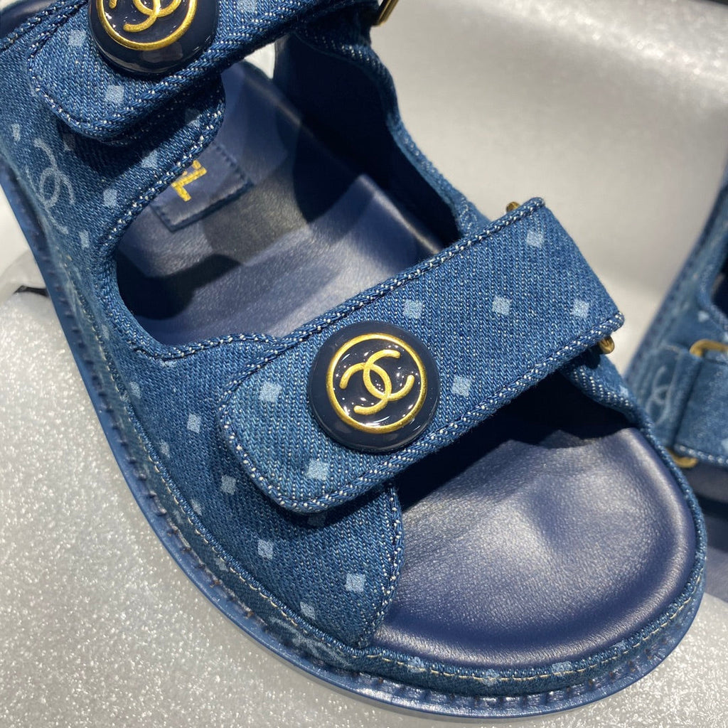 Chanel G40138 Women's Sandals Shoes Lambskin C90242