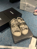 Chanel G40138 Women's Sandals Shoes Lambskin C90243