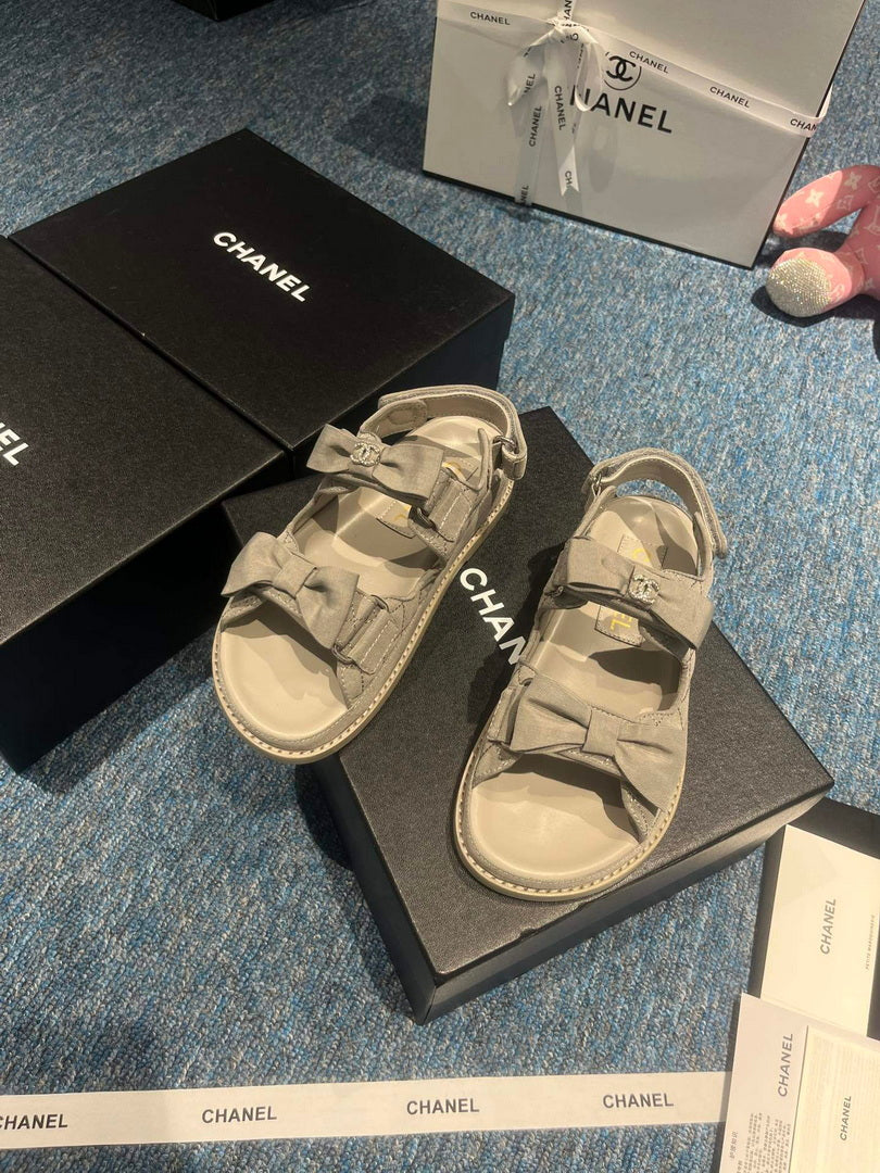 Chanel G40138 Women's Sandals Shoes Lambskin C90243