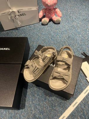 Chanel G40138 Women's Sandals Shoes Lambskin C90243 - 35 - View 4